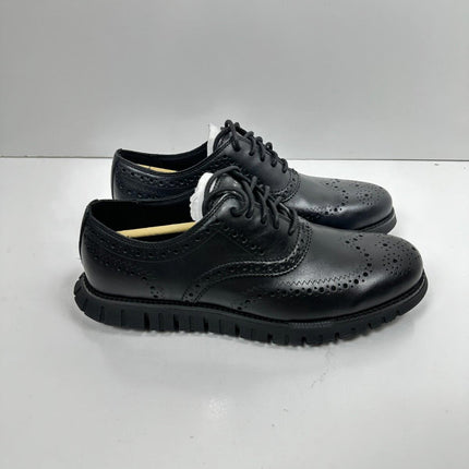 Cole Haan Men's Zerøgrand Remastered Wingtip Oxford Shoes C39601- Black Size 7M