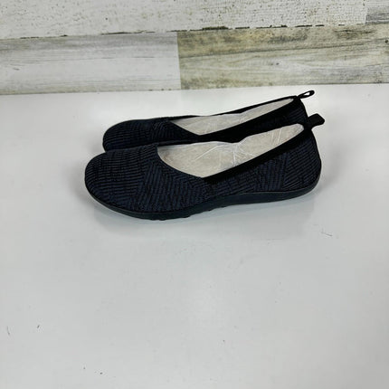 Frank Mully Womens Flat Shoes Wide Toe Box Knitted Flats Comfort Wide Width 6.5