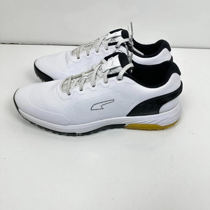 Puma Men's Alphacat Nitro Disc Puma White-Puma Black-Gum, Size 9.5