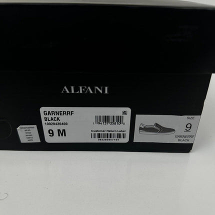 Alfani Men's Garnerr Knit Slip-on Sneakers, Exclusively at Macy's - Black, Size