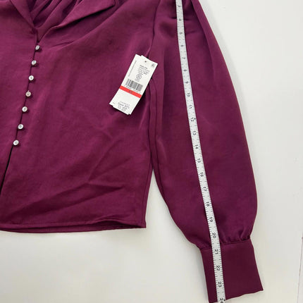 Karen Kane Shirred Women’s Blouse, Color Win , Size XS