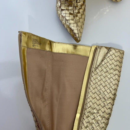 I.n.c. International Concepts Women's Savonia Woven Knee High Boots, Size 7.5M