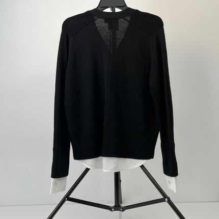 Karen Kane Layered Women's Sweater Cardigan, Black, Size XS