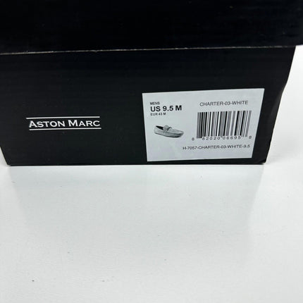 Aston Marc Men's Charter-03 Loafer White, Size 9.5M