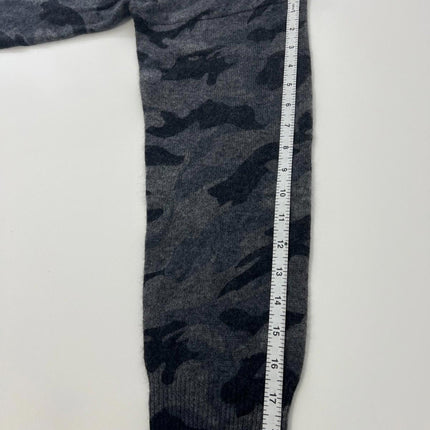 Aqua Camo Cashmere Women’s Hoodie - Exclusive, Charcoal, Size L, B-CAMO