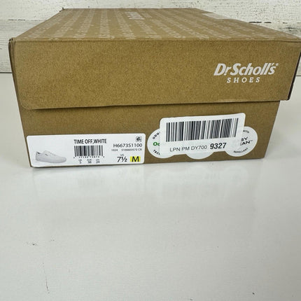 Dr. Scholl's Time Off Women's Athletic Sneaker Size 7.5M, White, Lace-Up