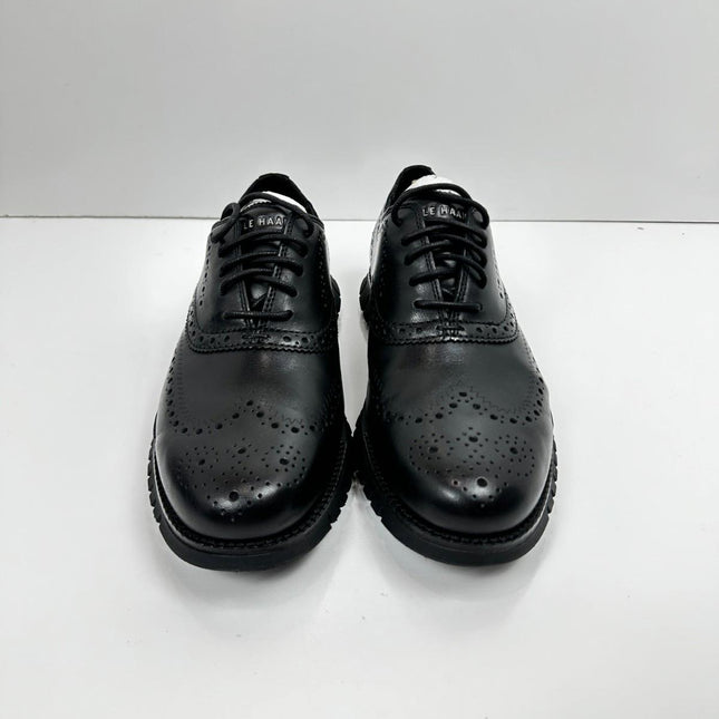 Cole Haan Men's Zerøgrand Remastered Wingtip Oxford Shoes C39601- Black Size 7M