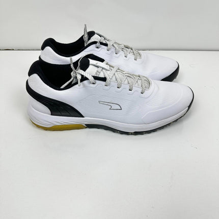 Puma Men's Alphacat Nitro Disc Puma White-Puma Black-Gum, Size 9.5