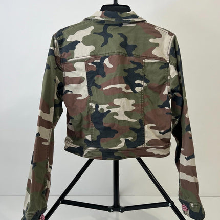 Cinq a Sept Camo Cropped Jacket, Women’s Size M