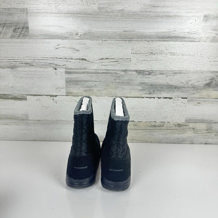 Women's Columbia Ice Maiden Slip III Waterproof Winter Snow Boots Black Size 10