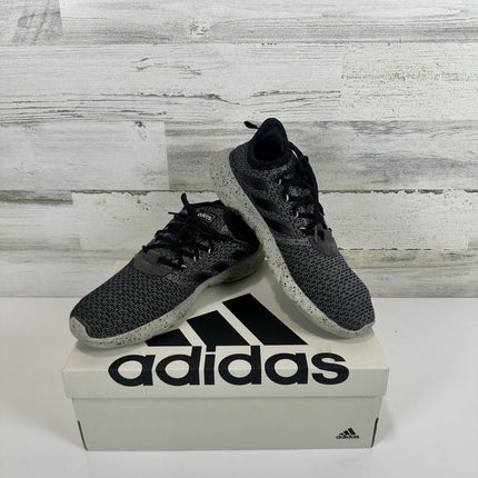 Adidas Black White Running Shoes Sneakers Men's Size 9.5