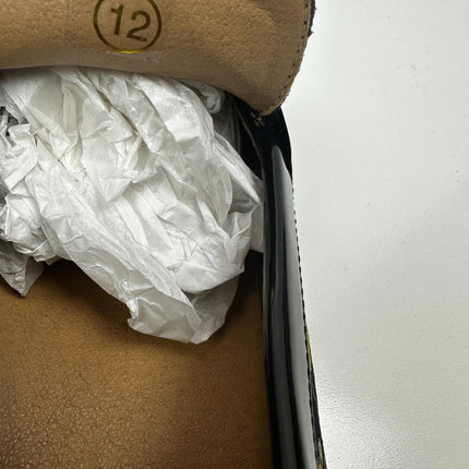 JITAI Mens Leather Shoes Pattern Printing Men's Dress Loafer, Size 12