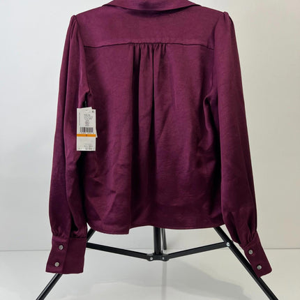 Karen Kane Shirred Women’s Blouse, Win, Size S