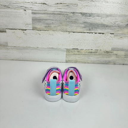Skechers Twinkle Sparks-Jumpin' Clou Sneaker, Lavender/Multi, Size Kids 1 US