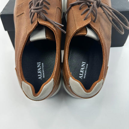 Alfani Men's Landan Lace-up Sneakers, Created for Macy's - Brown, Size 12M