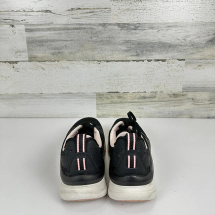 Skechers Women's D'lux Walker-Infinite Motion Sneaker, Black/Pink, Size 7