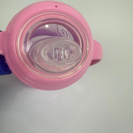 Nuby 3 Piece No-Spill Grip N’ Sip Sippy Cup w Soft Flex Spout, 2 Handles, 10 oz