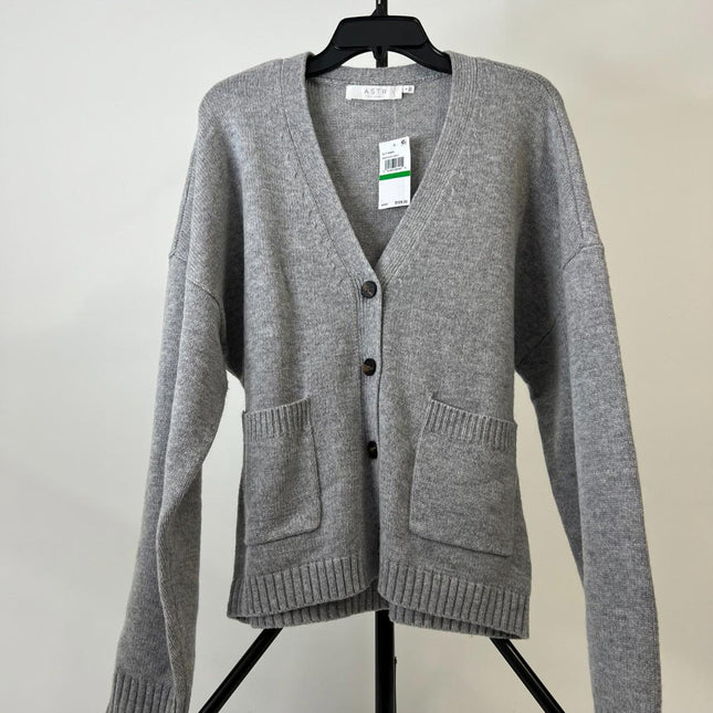 Astr the Label Saffi Women’s Sweater, Gray, Size L