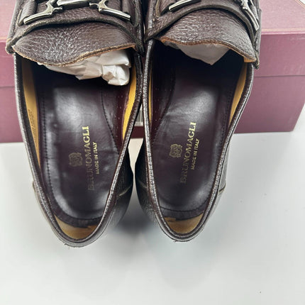 Bruno Magli Men's Trieste Slip on Moc Toe Loafers, Size 10