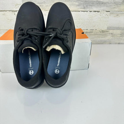 Timberland Men's Britton Road Low Lace-Up Waterproof Shoe, Black Full Grain,8.5M