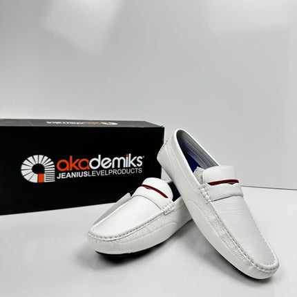 AKADEMIKS Men's Memory Foam Slip On Driving Loafers Stylish Moccasins, Size 11M