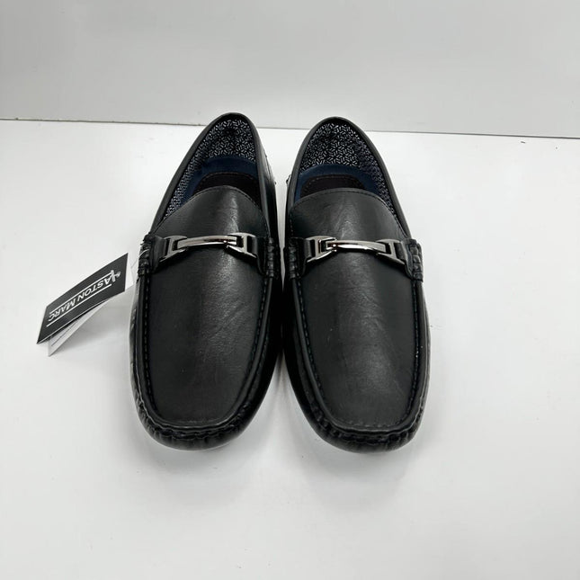 Aston Marc Charter-03 Black Loafers Men’s Driving Moccasins Slip On Size 10.5M