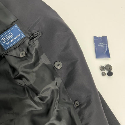 POLO ralph lauren Blue Label Black Women's Jacket Blazer Tuxedo, Size 2