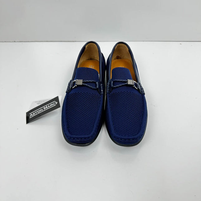 Aston Marc Mens Casual Loafer Shoes, Lightweight and Stylish Design, NAVY, 8.5M