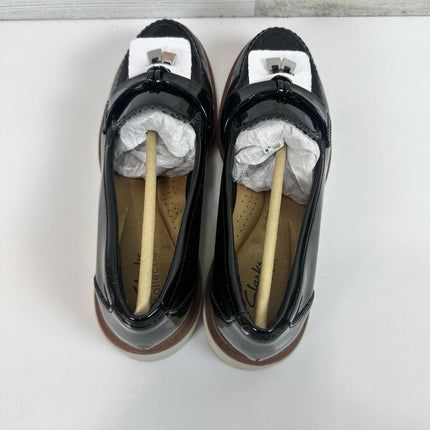Size 9 - Clarks Women's Westlynn Bella Black Patent Leather Loafer Shoes Size 8