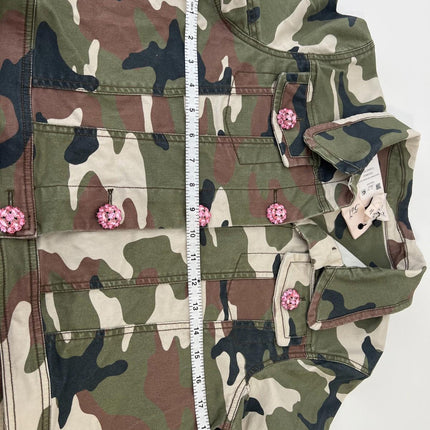 Cinq a Sept Camo Cropped Jacket, Women’s Size M