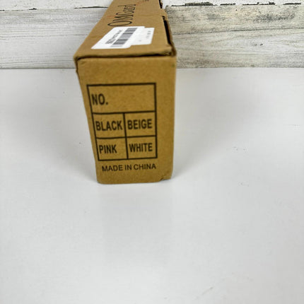 OMGard Womens Studded Sandals Jelly Shoes Flats, Beige Woman Summer, Size 7