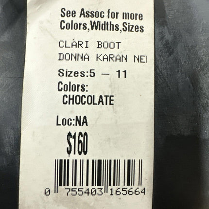 Donna Karan New York Women's Clair High Heel Ankle Booties - Chocolate, Size 7M