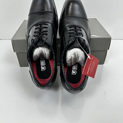 STACY ADAMS Mens Kallum Cap Toe Oxford, Black, Size 8M