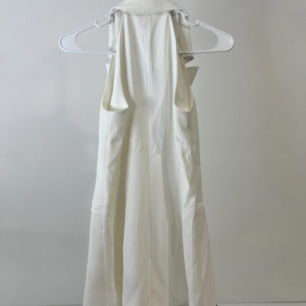 French Connection Harrie halter Neck Waistcoat women's top, 7Gwae, White, Size O