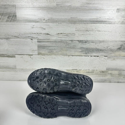 Women's Columbia Ice Maiden Slip III Waterproof Winter Snow Boots Black Size 10