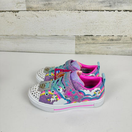 Skechers Twinkle Sparks-Jumpin' CLOU Sneaker, Lavender/Multi, Size 11.5 Kids