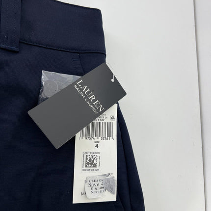 Lauren Ralph Lauren Women's Faille Cargo Pants - Lauren Navy, Size 4