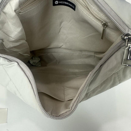 WESTBRONCO Quilted Shoulder Bag for Women Nylon Hobo Crossbody Handbag