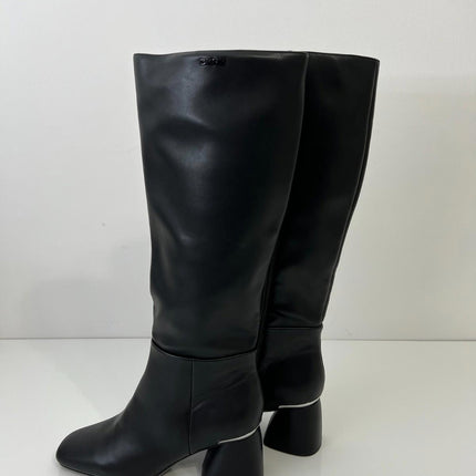 DKNY Women's Cana Knee High Heeled Riding Boots, Size 7M