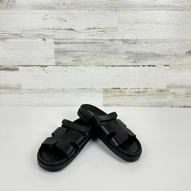 CUSHIONAIRE Estate Womens Sandals with Cut-Out Band & Adjustable Strap, Size 9.5