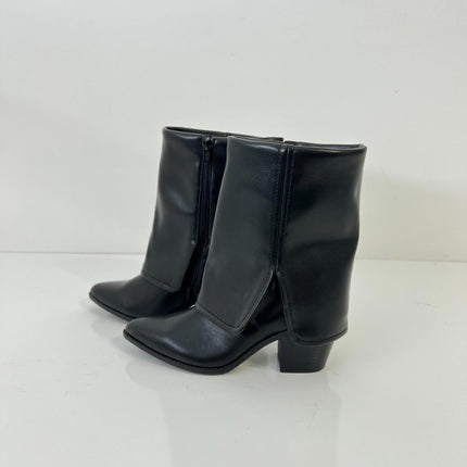 Sun + Stone Women's Ibizaa Fold Over Cuffed Dress Booties, Size 6