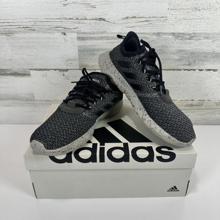 Adidas Black White Running Shoes Sneakers Men's Size 9.5